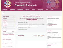 Tablet Screenshot of pg-erlenbach-triefenstein.de